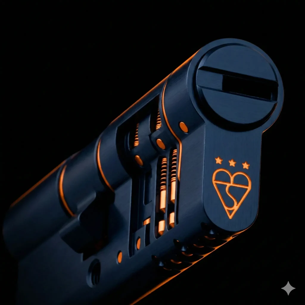 High Security Euro Cylinder UPVC Door Lock Anti Snap 3 Star TS007