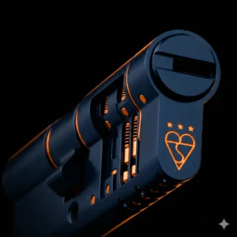 High Security Euro Cylinder UPVC Door Lock Anti Snap 3 Star TS007